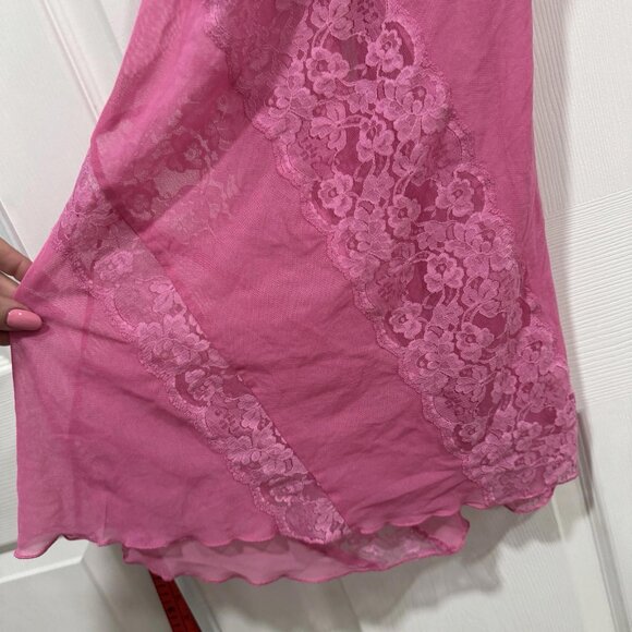 Women’s Frederick's of Hollywood Women's‎ Pink Slip Lingerie Dress Size Medium M - Picture 5 of 8